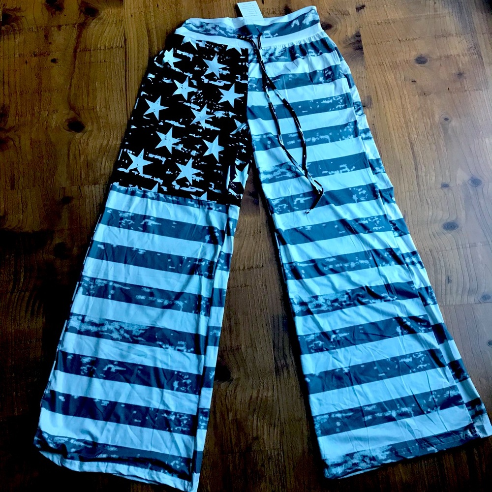 American flag lounge pants
